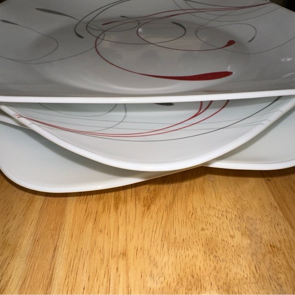 Corelle Splendor square 4 pcs dinner plates NO BUNDLE - Picture 4 of 4